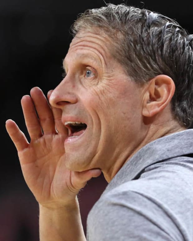 Razorbacks' Eric Musselman against Vanderbilt